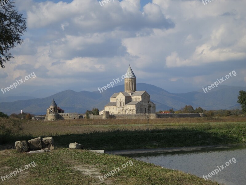 Church Georgia Caucasus Religion Landmark