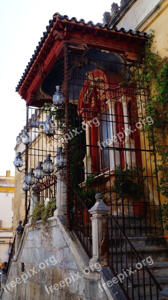 Spain Cordoba Architecture Andalusia Flowers