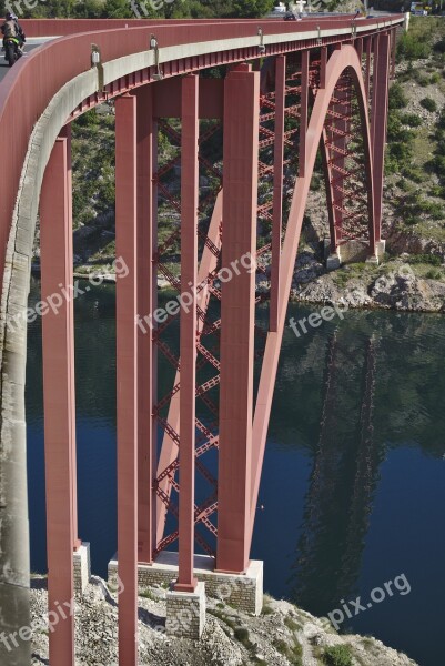 Maslenica Bridge Croatia Free Photos