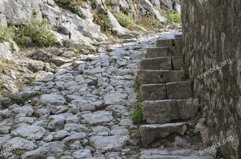 Kotor Montenegro Fortress Fortification Summer