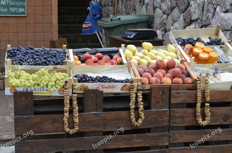 Fruit Montenegro Figs Peaches Grapes