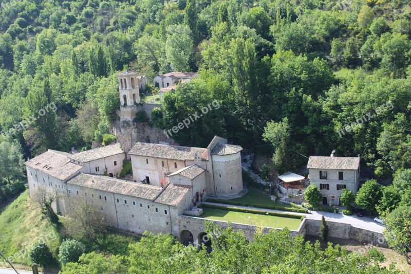 Umbria Abbey Sant ' Eutizio Pre Earthquake