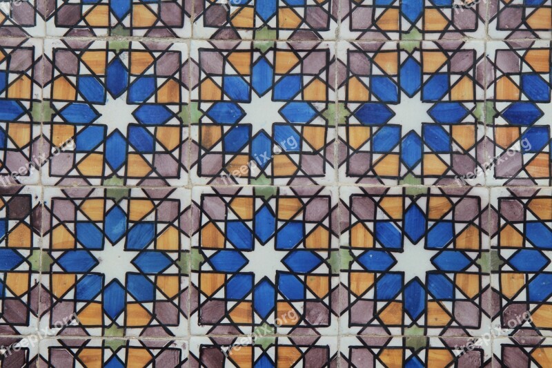 Tiles Tile Ornament Pattern Portugal