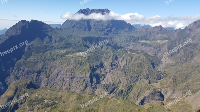 Circus Of Mafate Point Of View Of The Maïdo Landscape Meeting Piton Des Neiges Free Photos