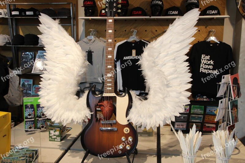 Guitar Angel Wing Loud Fun