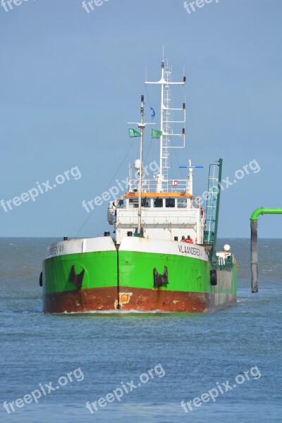 Boat Sea Ship Water Mudflat