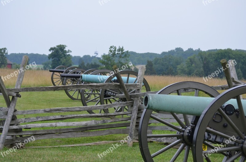 Gettysburg Civil War Cannon Free Photos