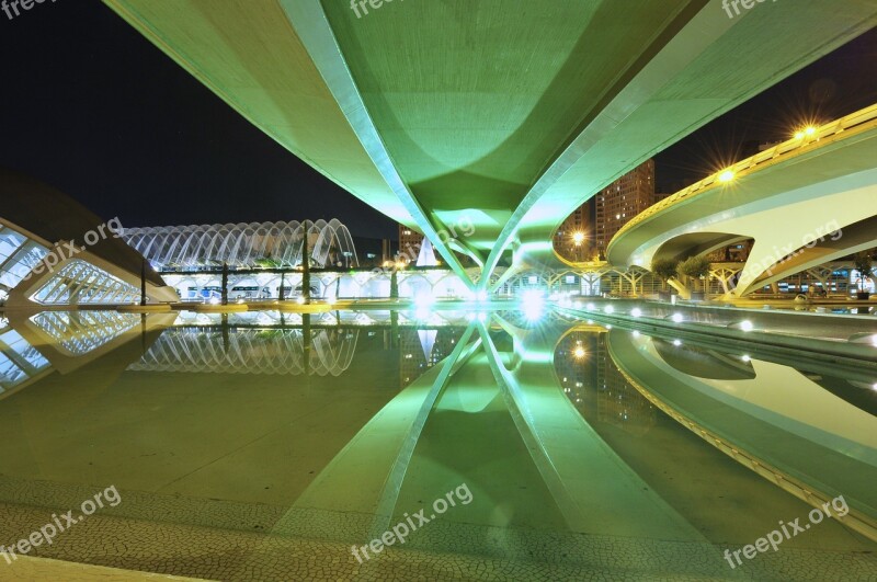 Architecture Santiago Calatrava Reflection Water Pond