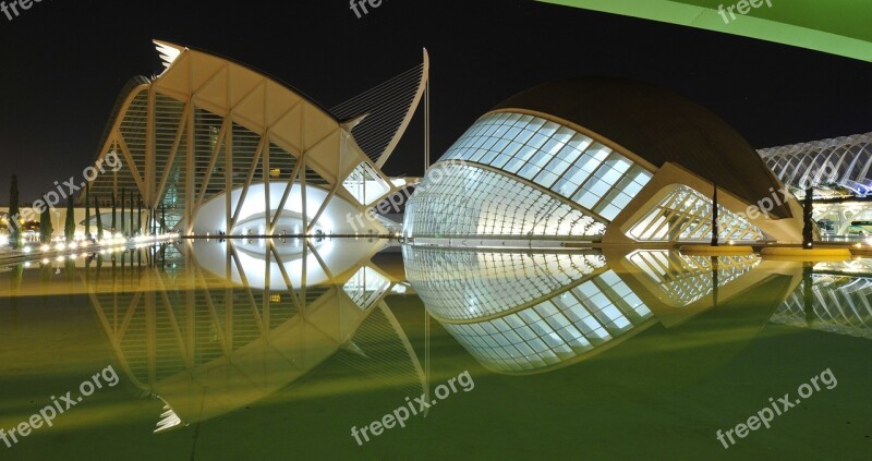 Architecture Santiago Calatrava Reflection Water Pond