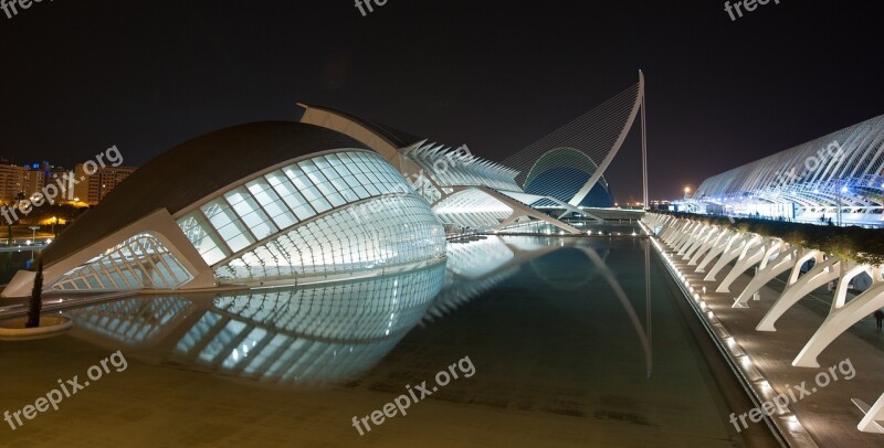 Architecture Santiago Calatrava Reflection Water Pond