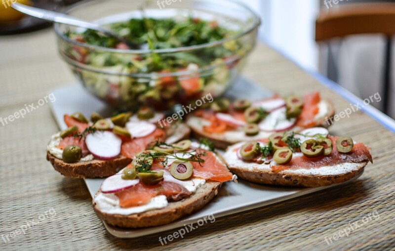 Breakfast Salad Healthy Fresh Food