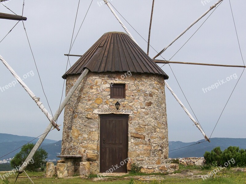 Portugal Mill Windmills Wings Free Photos