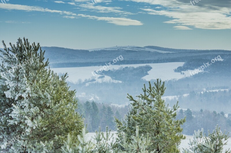 Karpaty Poland Mountains The Valley Of The Podkarpackie Voivodeship