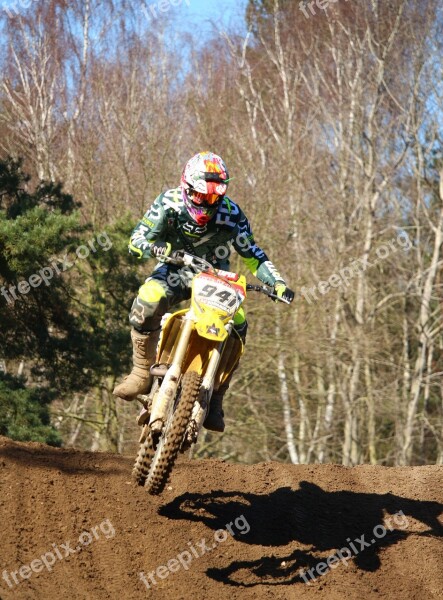 Motocross Motorcycle Race Cross Enduro