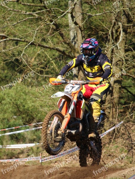 Motocross Motorcycle Race Cross Enduro