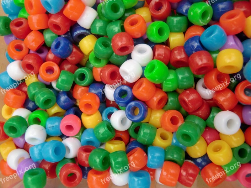 Colorful Beads Mess Color Countless