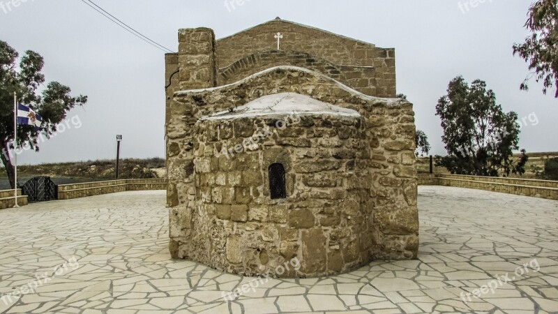 Cyprus Oroklini Chapel Prophet Elias Old