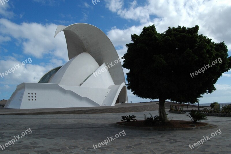 Tenerife Auditorio De Tenerife Building Santa Cruz Canary Islands