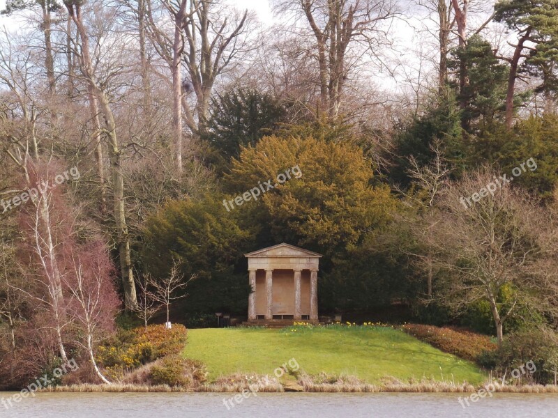 Temple Nature Lake Tourism Wiltshire