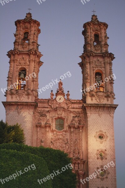 Taxco Guerrero Mexico Cathedral Santa Prisca