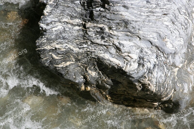 Liechtensteinklamm Defile Water Torrent Stone