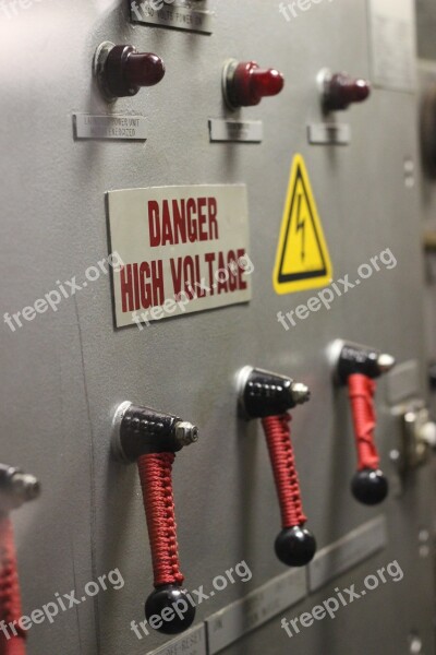 Control High Voltage Electricity Lever Console