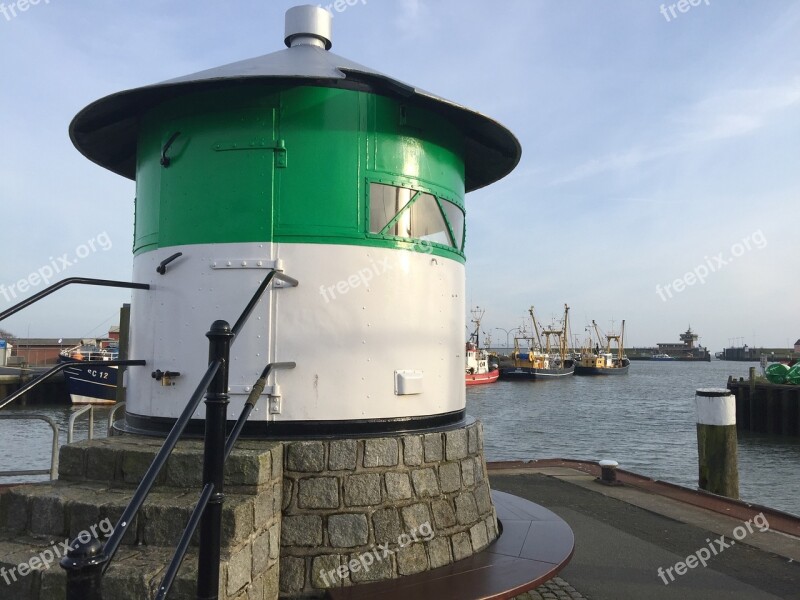 Büsum Port North Sea Vacations Lighthouse