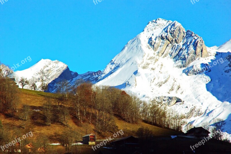 France Alps Mountain Nature Hiking