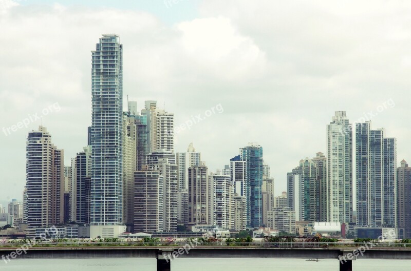 Panama Buildings Business Area Skyscraper Business