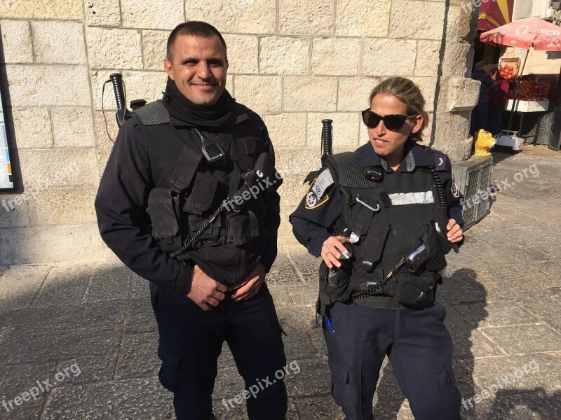 Military Israel Jerusalem Police Duty