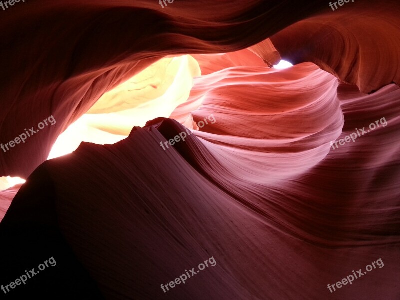 Fantasy Antelope Canyon Dream Unexplored Region Red