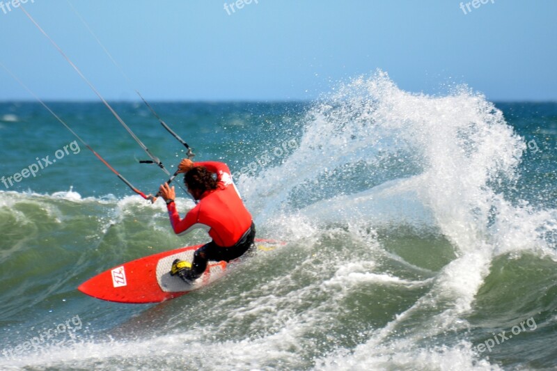 Sport Surfer Surf Wind Surfing Water Sports