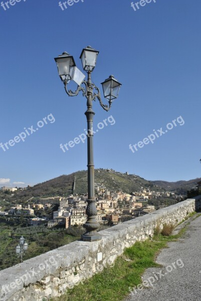 Landscape Road Lamppost Free Photos