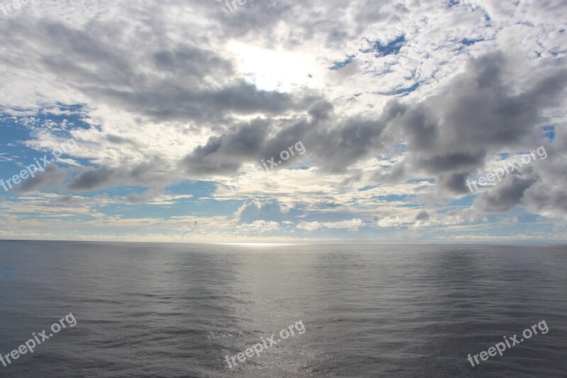 Clouds Ocean Sky Sky Clouds Beautiful Landscape