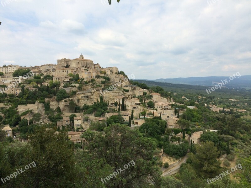 Village South France French Village Provence Gordes