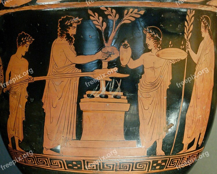 Vase Ceramics Greek Pottery Bowl