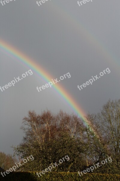 Rainbow Sky Mood Nature Spectrum