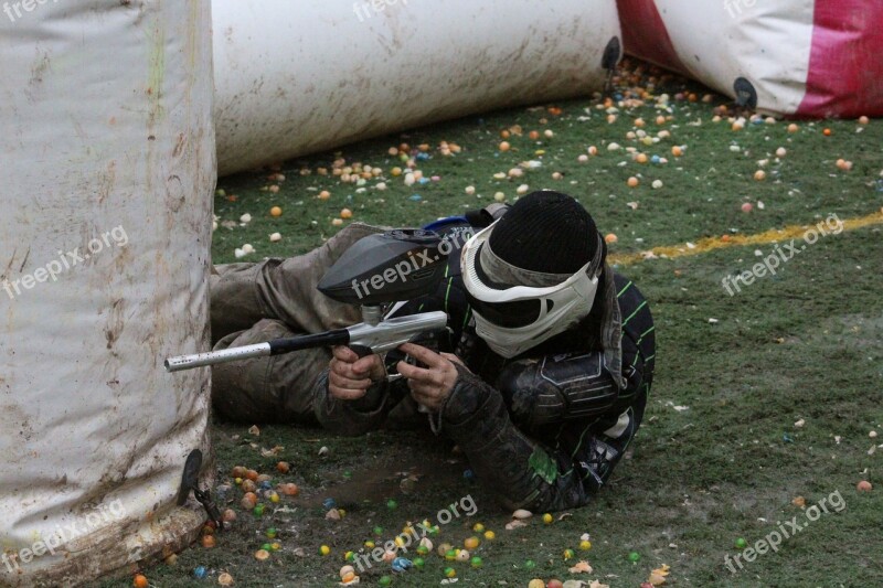 Paintball Practice Sport Fun Outdoors