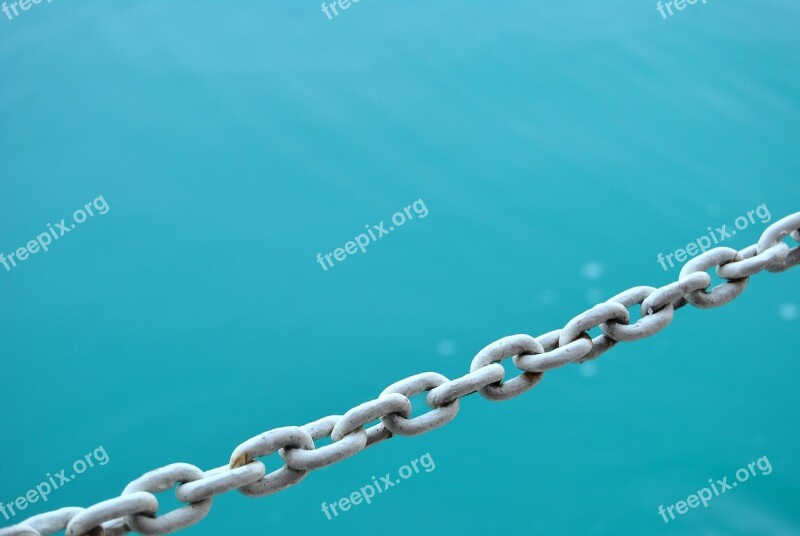 Water Chain Link Metal Connection