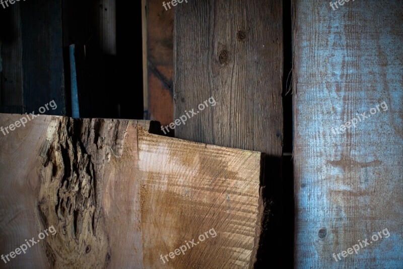 Wood Lumber Planks Old Furniture