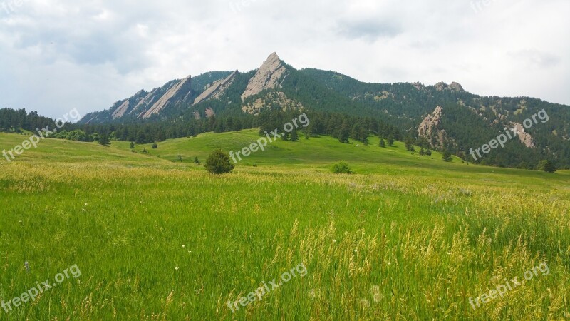 Mountain Nature Grass Landscape Nature Landscape