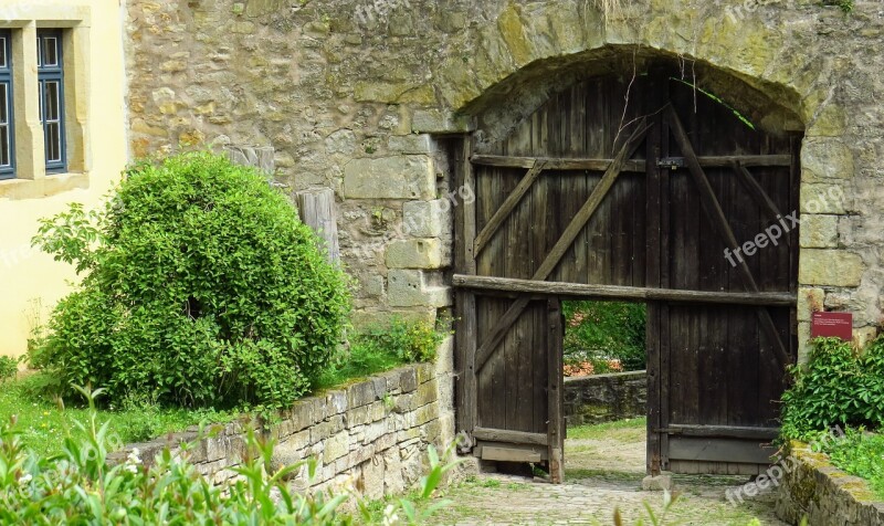 Goal Castle Gate Castle Antique Old