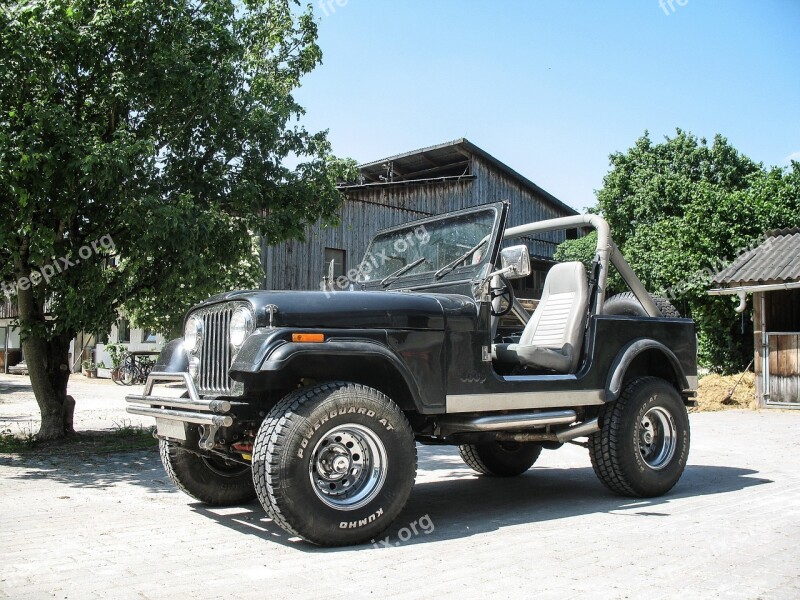 Jeep Offroad Auto All Terrain Vehicle All Wheel Drive