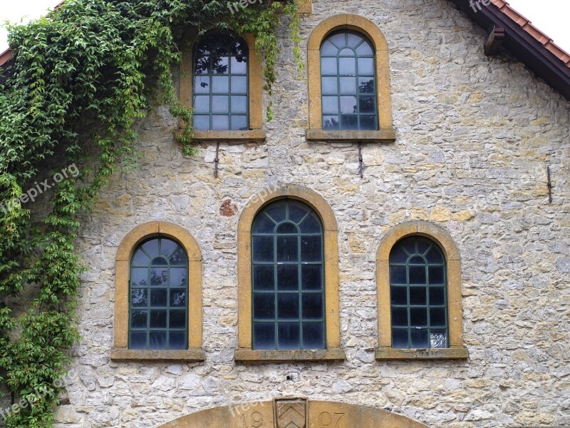 Window Romanesque Old Masonry Brick