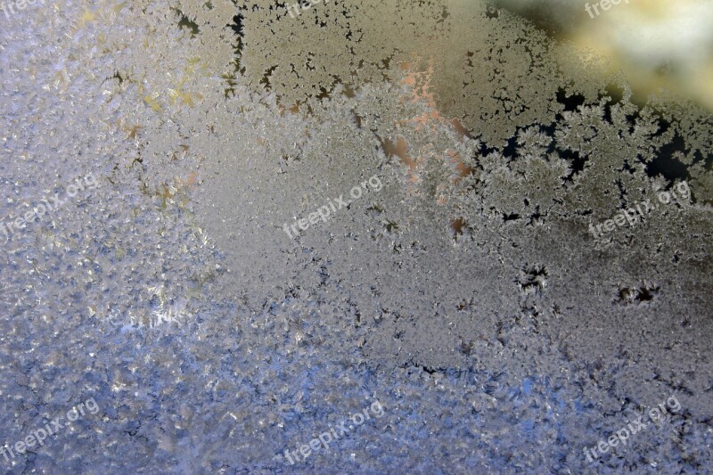 Frost Window Abstract Background Texture