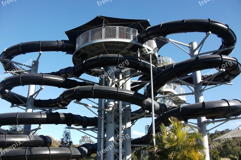 Gold Coast Water Park Water Slide Australia Queensland