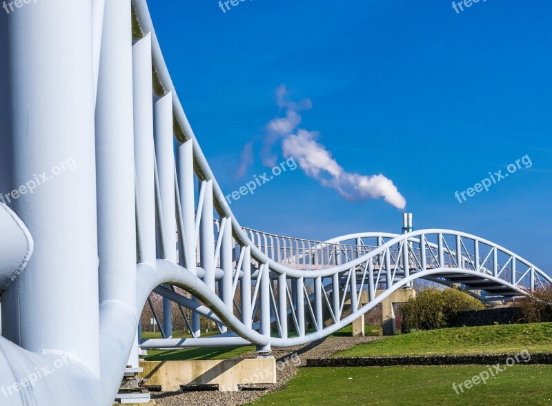 Bridge Snake Curves Building Architecture