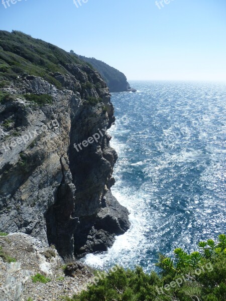 Sea Rock Abyss Mediterranean France