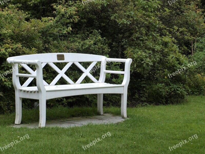 Bank Rest Park Bench Resting Place Bench