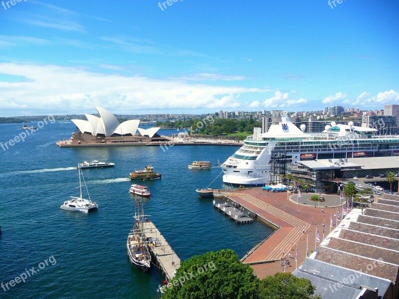 Australia Sydney Harbor View Free Photos